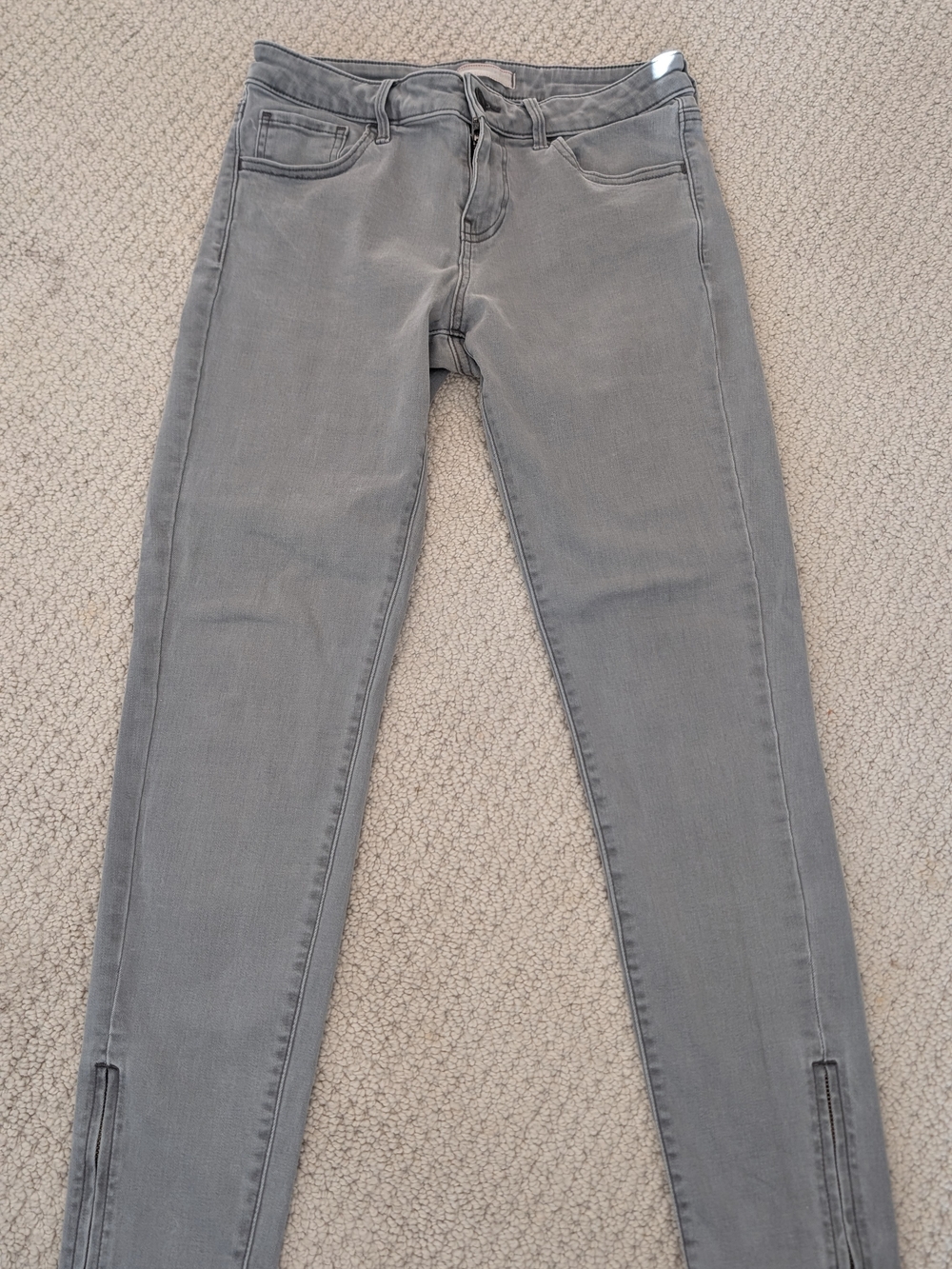 Uniqlo Women's Gray Skinny Jeans, Size 25